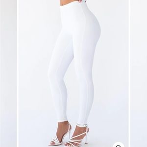 White legging type pants